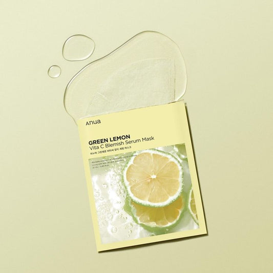 Anua Green Lemon Vita C Blemish Serum Mask (25ml)