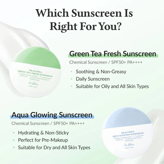 Dr.Althea Green Tea Fresh Sunscreen SPF50+ PA+++ 45ml
