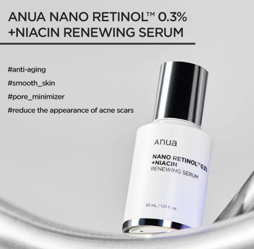 Anua Nano Retinol 0.3% + Niacin Renewing Serum