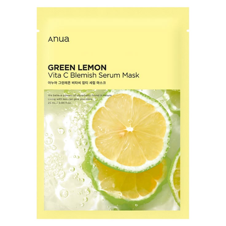 Anua Green Lemon Vita C Blemish Serum Mask (25ml)
