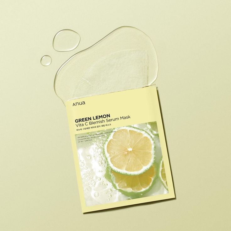 Anua Green Lemon Vita C Blemish Serum Mask (25ml)