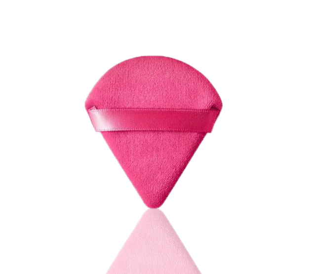 Shein Powder Puff Triangle Soft Face Makeup Blender Pink