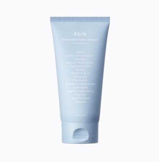Abib Sedum hyaluronic foam Deep clean foam cleanser