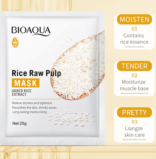 Bio Aqua Rice Raw Pulp Mask 25G