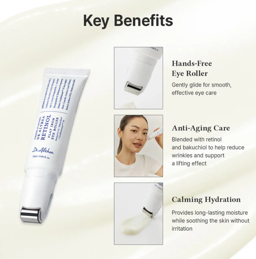 Dr.Althea Retinol Flat Iron Eye Roller