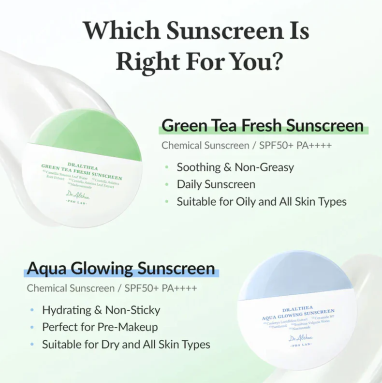 Dr.Althea Green Tea Fresh Sunscreen SPF50+ PA+++ 45ml