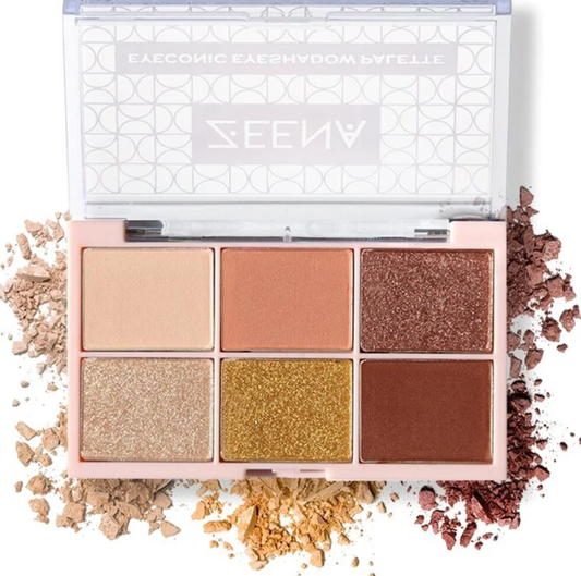 ZEENA EYECONIC EYESHADOW PALETTE-GOLDEN NUDE