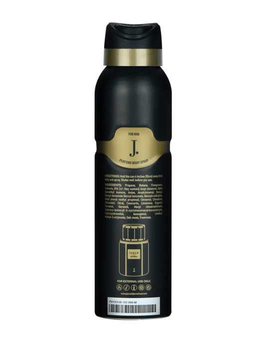 JANAN GOLD POUR HOMME PERFUME BODY SPRAY